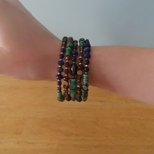 Silpada Spiky Palms Wrap Bracelet
